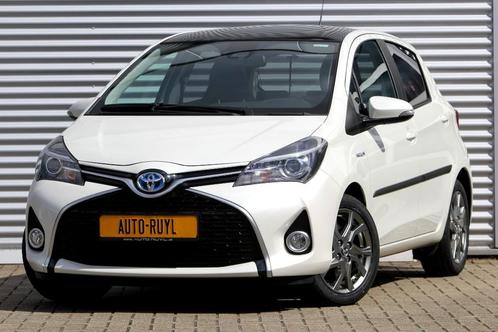 Toyota Yaris 1.5 Hybrid Dynamic Panoramadak / Navi / Camera, Auto's, Toyota, Te koop, Yaris, ABS, Achteruitrijcamera, Airbags