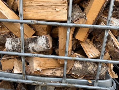 Gedroogd berkenhout, Tuin en Terras, Haardhout, Blokken, Ophalen