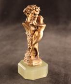 Antieke gesigneerde bronzen lakzegel, Ophalen of Verzenden