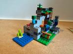 Lego Minecraft 21141 de zombie grot, Ophalen of Verzenden, Zo goed als nieuw
