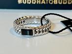 Buddha to Buddha ring in 14 karaat witgoud!! NIEUW!, Nieuw, Ophalen of Verzenden, 17 tot 18, Dame of Heer