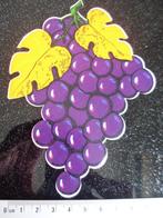 sticker tros druiven vintage herfst druif, Verzenden, Zo goed als nieuw, Dier en Natuur