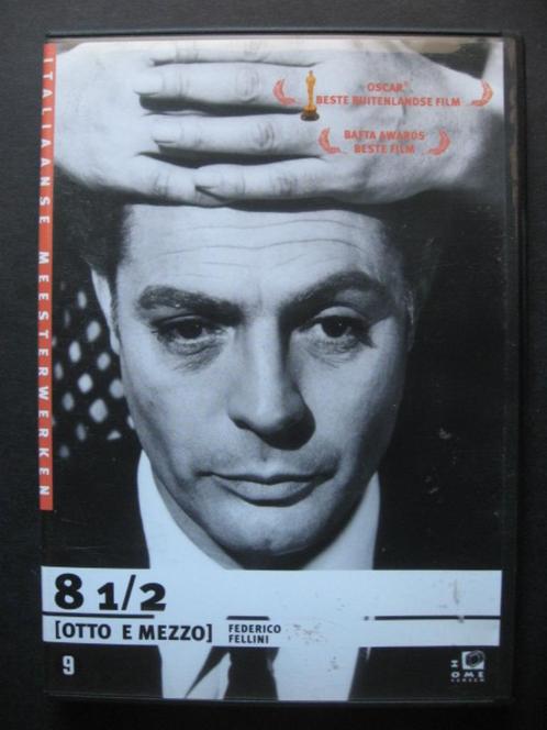 Otto e mezzo, Cd's en Dvd's, Dvd's | Filmhuis, Gebruikt, Italië, Vanaf 9 jaar, Ophalen of Verzenden