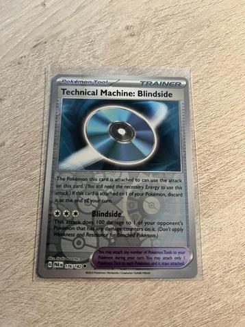 TM: Blindside (Holo) 176/182 Paradox Rift - Pokémon Kaart beschikbaar voor biedingen