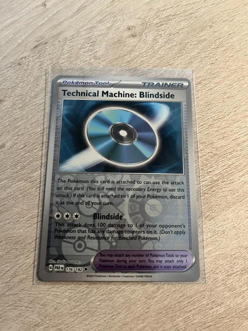 TM: Blindside (Holo) 176/182 Paradox Rift - Pokémon Kaart, Hobby en Vrije tijd, Verzamelkaartspellen | Pokémon, Nieuw, Losse kaart
