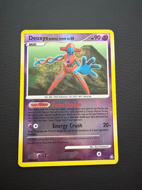 Deoxys [Reverse Holo] 1/146 Pokemon Legends Awakened - D&P, Hobby en Vrije tijd, Verzamelkaartspellen | Pokémon, Zo goed als nieuw