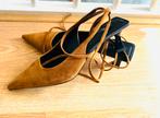 Nieuw slingbacks met koordjes Ibiza stijl maat 37, Bruin, Zara, Nieuw, Sandalen of Muiltjes