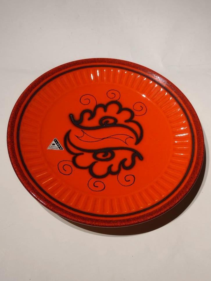 retro Flora fat lava schaal Flora Holland doorsnee 28,5 cm, Antiek en Kunst, Antiek | Keramiek en Aardewerk, Ophalen