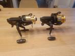 2 x Shimano 4500B met gouden spoel, Watersport en Boten, Hengelsport | Karpervissen, Ophalen of Verzenden, Zo goed als nieuw, Molen