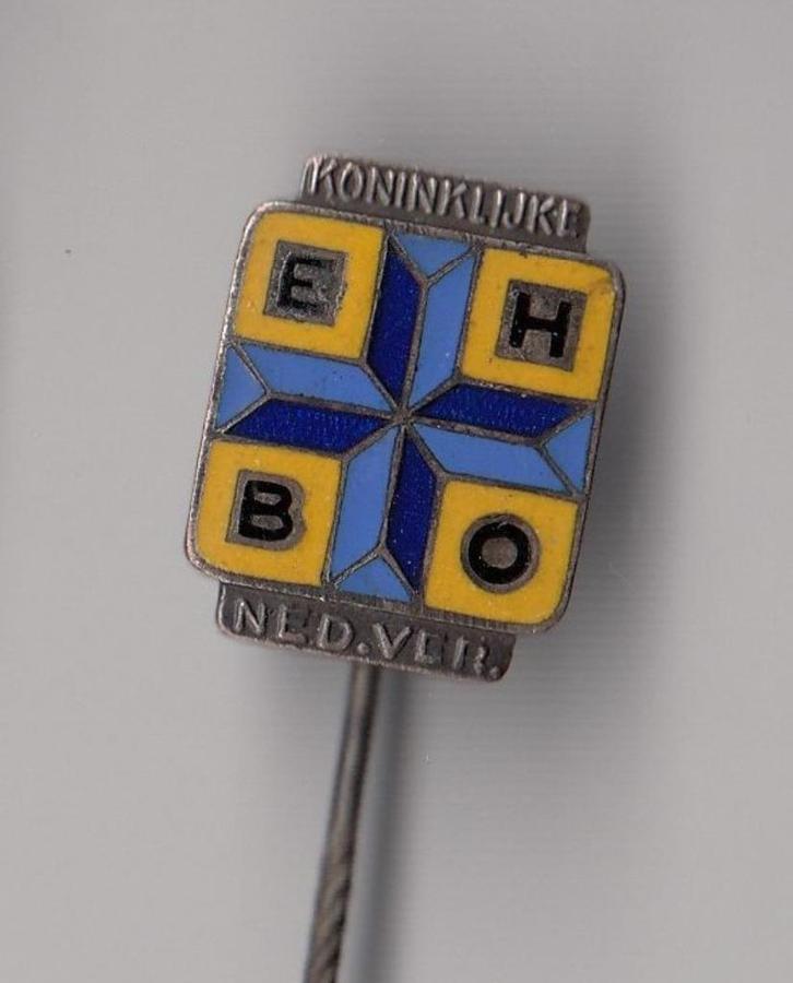 EHBO emaille speldje, Verzamelen, Militaria | Algemeen, Landmacht, Embleem of Badge, Nederland, Ophalen of Verzenden