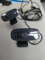 720p logitech webcam c270 2x, Computers en Software, Webcams, Ophalen, Zo goed als nieuw, Microfoon