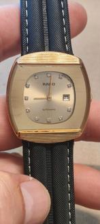 Rado Vintage Automatisch Horloge Verguld, Ophalen of Verzenden, Gebruikt, Leer, Overige merken