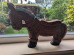2 paardjes van hout (waarschijnlijk Indisch), Antiek en Kunst, Ophalen