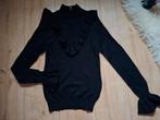 Trui met ruffles maat S, Ophalen of Verzenden, Zo goed als nieuw, Maat 38/40 (M)