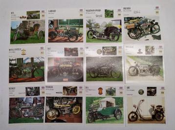 98 st. ENGELSE MOTOR kaarten 14x14 cm. 2-zijdig als nieuw beschikbaar voor biedingen