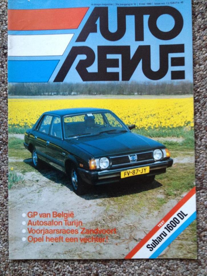 Auto Revue 1980: Subaru 1600 DL (test), Boeken, Auto's | Folders en Tijdschriften, Gelezen, Algemeen, Ophalen of Verzenden