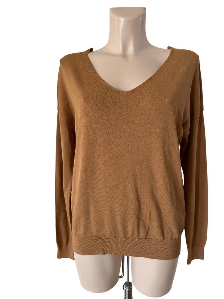 FFC trui S, Kleding | Dames, Truien en Vesten, Zo goed als nieuw, Maat 34 (XS) of kleiner, Bruin, Ophalen of Verzenden