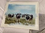 Schilderij met koeien, Antiek en Kunst, Kunst | Schilderijen | Modern, Ophalen of Verzenden