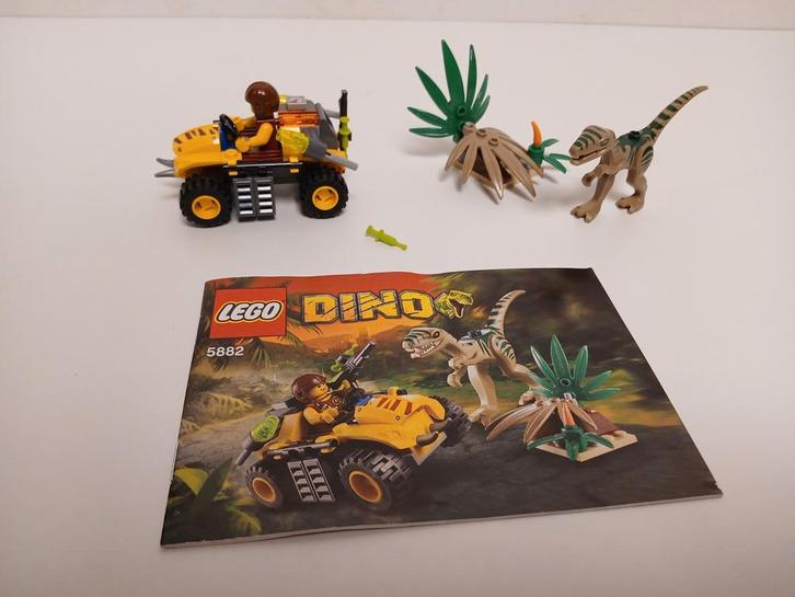 Lego 5882 dino coelophysis hinderlaag compleet., Kinderen en Baby's, Speelgoed | Duplo en Lego, Zo goed als nieuw, Ophalen of Verzenden