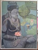 olieverf op doek., Antiek en Kunst, Kunst | Schilderijen | Klassiek, Ophalen of Verzenden