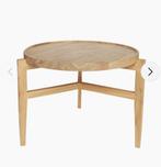 Urban Nature Culture salontafel Dizain hout Ø53.3 x41.1CM, Modern, scandinavisch, japandi, 50 tot 100 cm, Rond, Nieuw