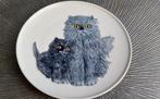 VINTAGE GOEBEL 1976 bord katten kat persian pers, Verzamelen, Ophalen of Verzenden, Zo goed als nieuw, Dier