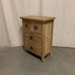Ladekast - massief teak - 4 lades - 80 cm hoog - TTM Wonen, Www.ttmwonen.nl, Teakhout, Nieuw, Landelijk