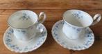 2x (dames)koffiekop en schotel Royal Albert, Ophalen of Verzenden, Gebruikt, Porselein, Kop en/of schotel