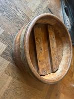 Oude Houten kaas vat met deksel. Kaasemmer. Kaasvat, Antiek en Kunst, Curiosa en Brocante, Ophalen of Verzenden