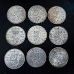 Zilveren Rijksdaalder - 2 1/2 Gulden Juliana, Koningin Juliana, Zilver, Ophalen of Verzenden, Losse munt