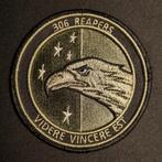 KLU 306 Squadron 306 Reapers Patch, Verzamelen, Ophalen of Verzenden, Luchtmacht, Nederland, Embleem of Badge
