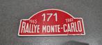 Rally Monte Carlo 1965 deelnemers badge no. 171, Verzamelen, Automerken, Motoren en Formule 1, Ophalen of Verzenden, Zo goed als nieuw