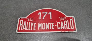 Rally Monte Carlo 1965 deelnemers badge no. 171  beschikbaar voor biedingen