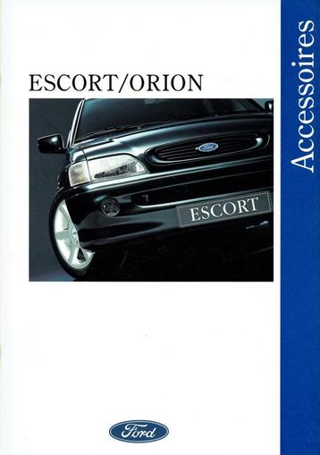 Folder Ford Escort en Orion Accessoires (1993) beschikbaar voor biedingen