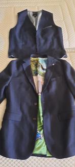 ted baker colbert en gilet donker blauw maat M, Ted Baker, Ophalen of Verzenden, Zo goed als nieuw, Maat 48/50 (M)