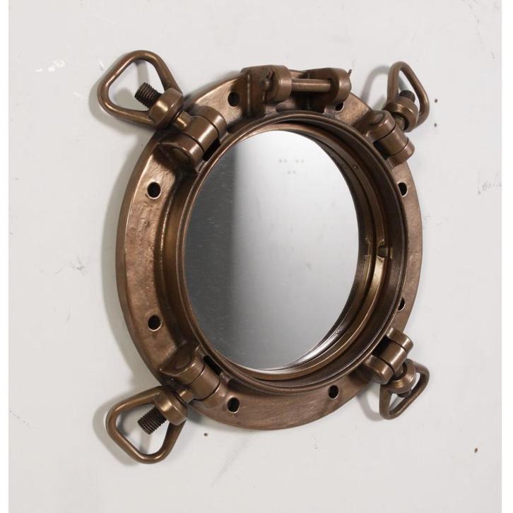 WWII US Navy Porthole – Patrijspoort decoratie Breedte 41 cm, Huis en Inrichting, Woonaccessoires | Spiegels, Nieuw, Minder dan 50 cm