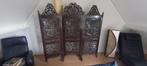 Antiek Houten Kamerscherm met Snijwerk, Ophalen, Gebruikt