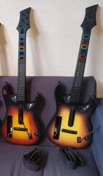 2x Guitar Hero Wii gitaren, Gitaar, Drumstel of Dj-set, Ophalen of Verzenden, Zo goed als nieuw, Draadloos
