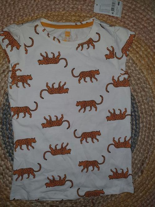 Hema shirt met panters 🐆122-128 panterprint Nieuw, Kinderen en Baby's, Kinderkleding | Maat 122, Nieuw, Meisje, Shirt of Longsleeve