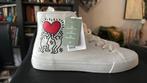 Keith Haring H&M hoge sneakers maat 43, Ophalen of Verzenden, Nieuw, Wit, Sneakers of Gympen