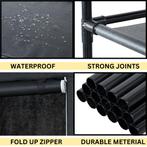 Opvouwbare Kledingkast | Campingkast | 150x45x175 | Grijs, Nieuw, Campingkast, Info@lendo-online.eu, Lendo B.V.