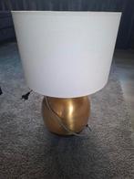 Gouden lampenvoet, Huis en Inrichting, Lampen | Lampenkappen, Ophalen of Verzenden, Zo goed als nieuw, Rond