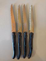 Laguiole style de vie steakmessen zwart brons, Huis en Inrichting, Ophalen of Verzenden, Nieuw, Rvs of Chroom