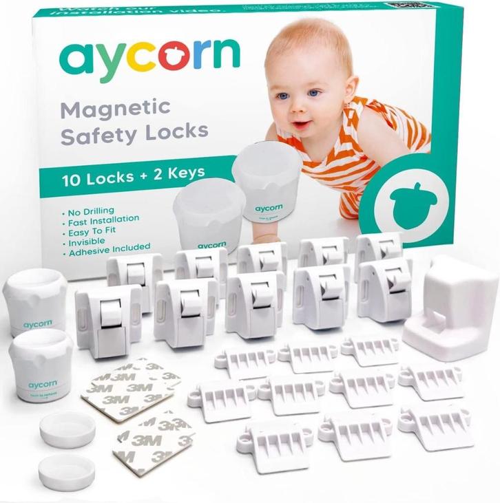 AYCORN Baby Peuter Beveiliging voor Kast, Deur en Lade, Kinderen en Baby's, Kinderspulletjes, Nieuw, Ophalen of Verzenden