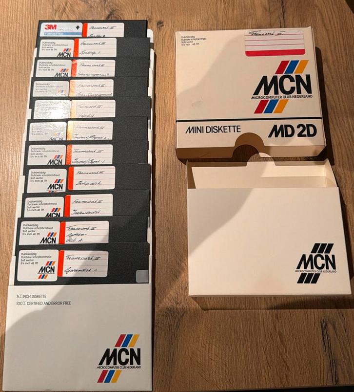 Framework III 5,25” installatiefloppy’s -11 stuks, Computers en Software, Vintage Computers, Ophalen of Verzenden