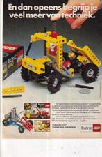 Retro reclame 1985 Lego speelgoed Technic doos 8040, Overige typen, Ophalen of Verzenden