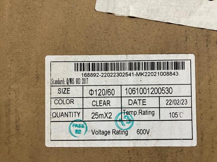 Transparante beschermingslaag voor houten palen. krimpkous, Tuin en Terras, Palen, Balken en Planken, Nieuw, Palen, 180 tot 250 cm