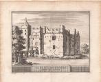 Het Huis te Kronenburg siende naar de Vecht 1711 Loenen, Antiek en Kunst, Ophalen of Verzenden