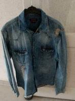 Jeans overhemd slim Fit van ZARA maat S, Blauw, Halswijdte 38 (S) of kleiner, Ophalen of Verzenden, Zo goed als nieuw