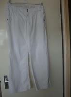 37.. witte broek van esprit maat 42, Kleding | Dames, Grote Maten, Wit, Ophalen of Verzenden, Zo goed als nieuw, Broek of Spijkerbroek